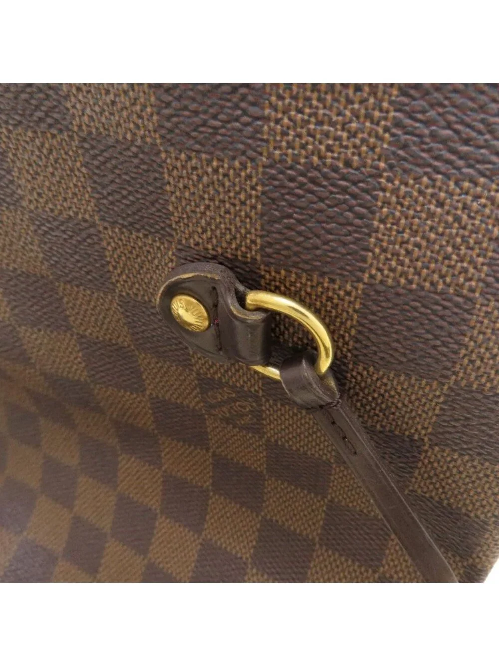 Louis Vuitton Neverfull MM Vintage Tote Bag Damier Canvas